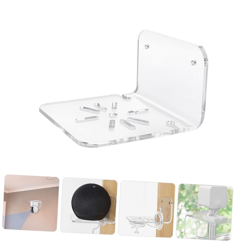 COHEALI 3 Pack Acrylic Wall Mount Shelf for Security Cameras