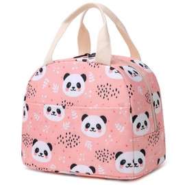 Panda - Bolsa de almuerzo aislada para mujer, reutilizable, para trabajo, escuela, picnic, viajes