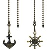 Hyamass Ceiling Fan Pull Chain Extenders with Charm Pendant -
