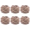 CENPEK Set of 6 Classic Braided Jute Napkin Rings