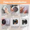 Suction Cup Hooks,10LB Max Capacity Adhesive Hooks,only for Smooth Surface