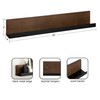 Kate and Laurel Ubbard Modern Decorative Floating Wall Shelf, 30