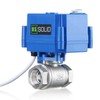 Motorized Ball Valve- 1/2" Stainless Steel Ball Valve with Manual