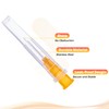 100 Pack 25 Gauge 1/2 Inch Needle 13mm with Cap,