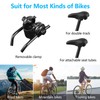 omitium Bicycle Saddle, Memory Foam Padded Bicycle Seat, Breathable Hollow