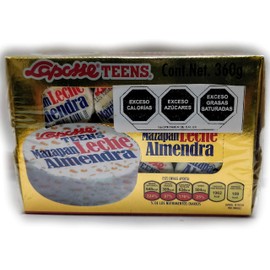 Laposse Mazapan Nuez Teens - 18 Piezas de 20 g, 360 g