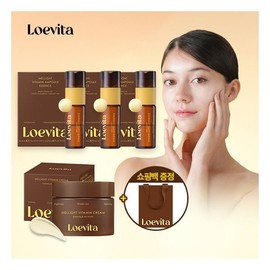 Loe Vita Melite Vitamin Ampoule Essence 3 pieces + 1 cream + 1 shopping bag / 로에비타 멜라이트 비타민앰플 에센스 본품 3개+크림1개+쇼핑백1개