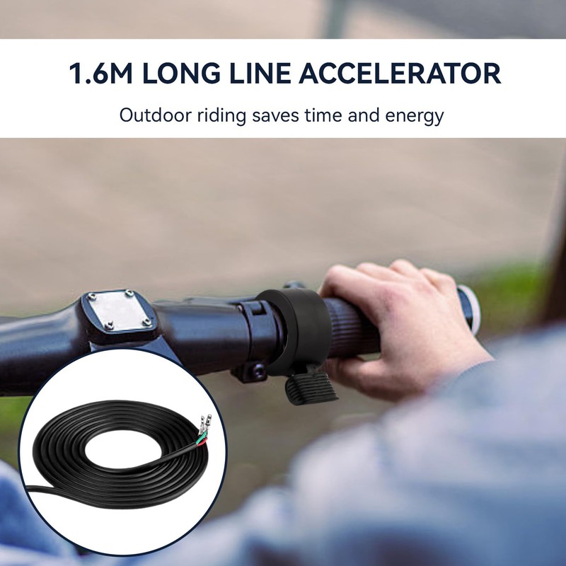 Frdhee E-Bike Thumb Throttle 130X, Electric Scooter Throttle 12-72V SM