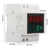 Voltmeter Ammeter 4 Digit Display DIN Rail Mount Single Phase
