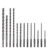 FF ERA Rotary Hammer Drill Bits Set, 17 Pcs SDS