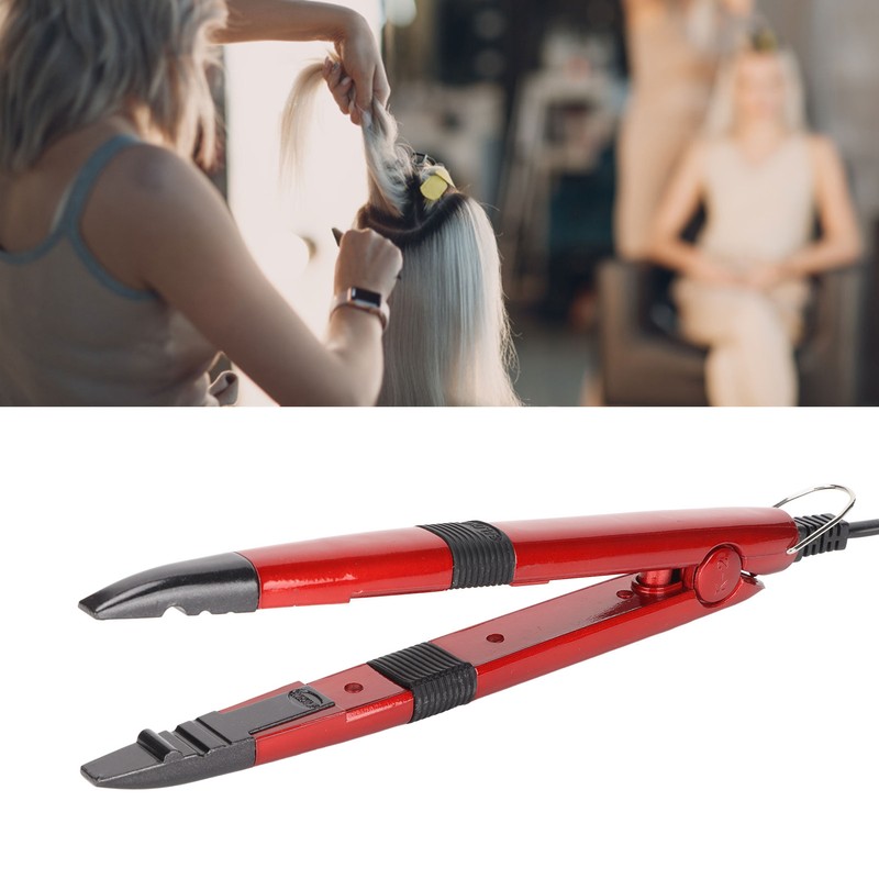 Hair Extension Iron Ergonomic Professional Durable Temperature Regulating Hair Connector