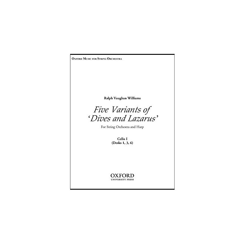 Five Variants on 'Dives and Lazarus': Cello 1