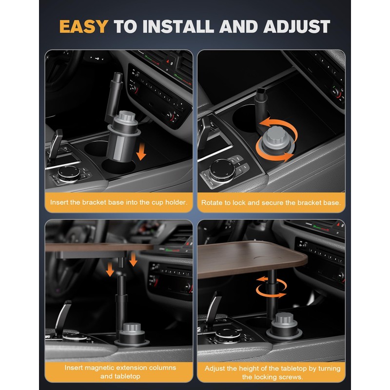 Aucoza Car Desk for Laptop, Car Table & Car Tray