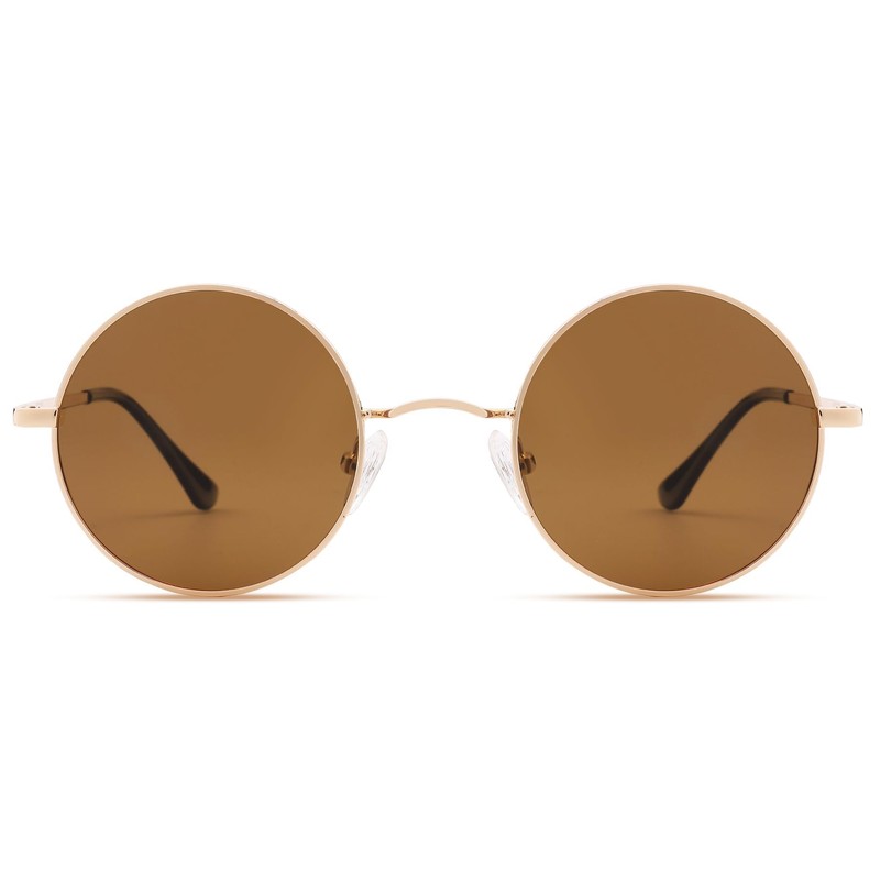 Pro Acme Retro Small Round Polarised Sunglasses for Men Women,