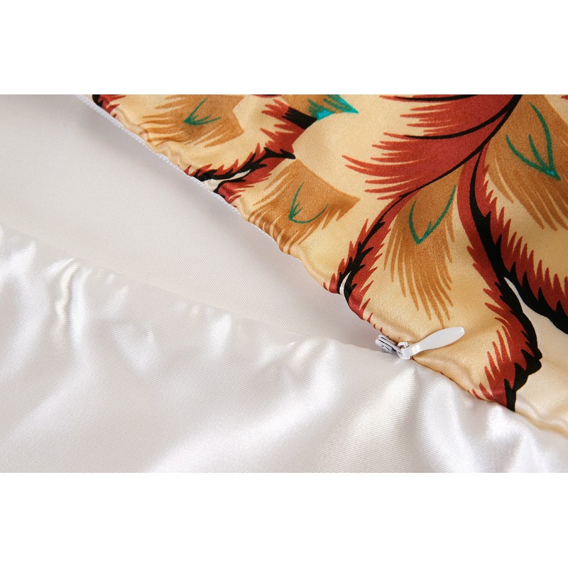 silk pillowcase one pair marble printed 2 PCS
