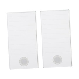 Mikinona 2pcs Eyelash Extension Holder Pallet Tray for Convenient False Lash Application Numbers for Easy Access to Individual Lashes for Home Salon Use