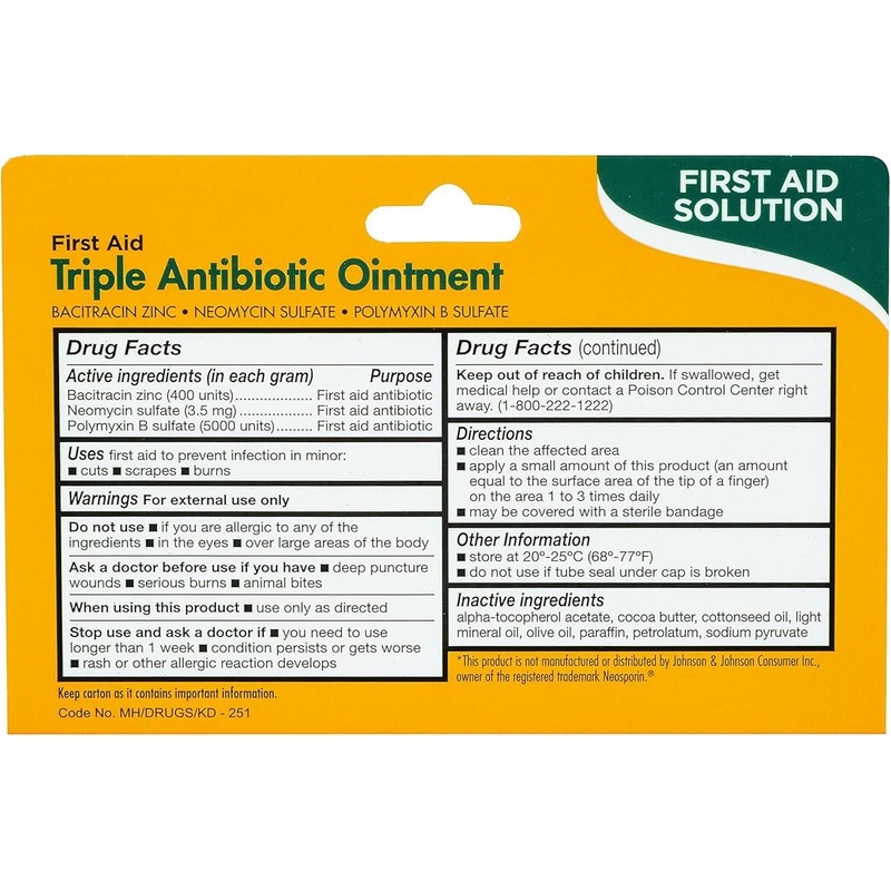 Thera Care Triple Antibiotic Ointment 1.0 oz - First Aid