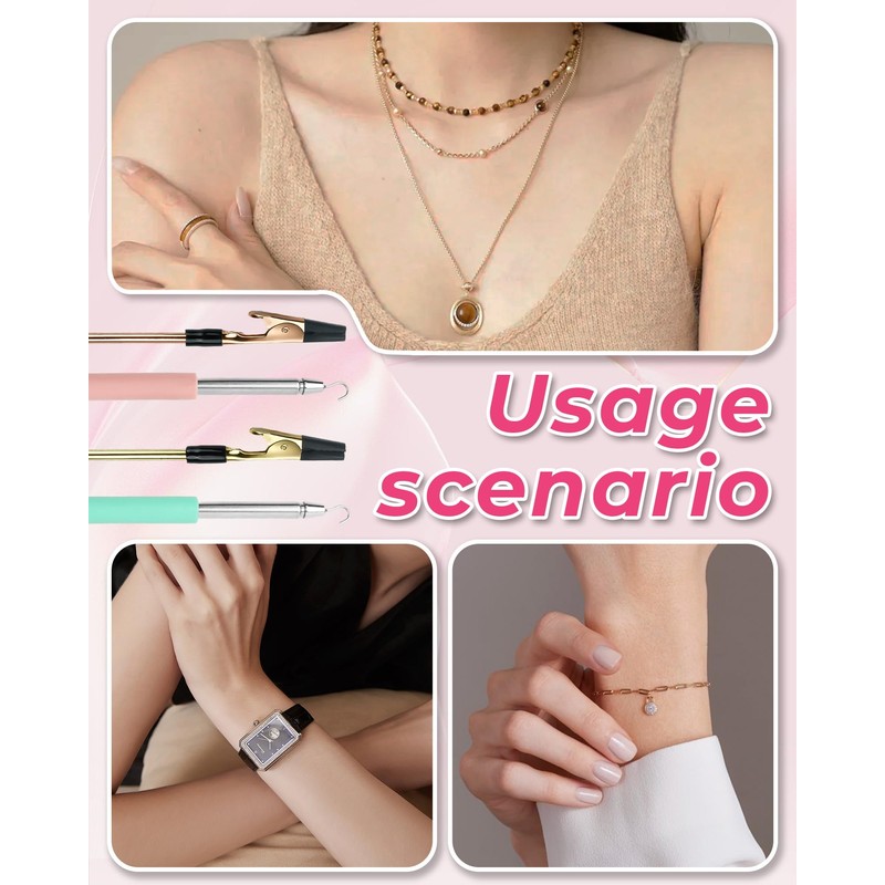 4 PCS Bracelet Helper Tool, Quick Release Fastener Helpers Tool