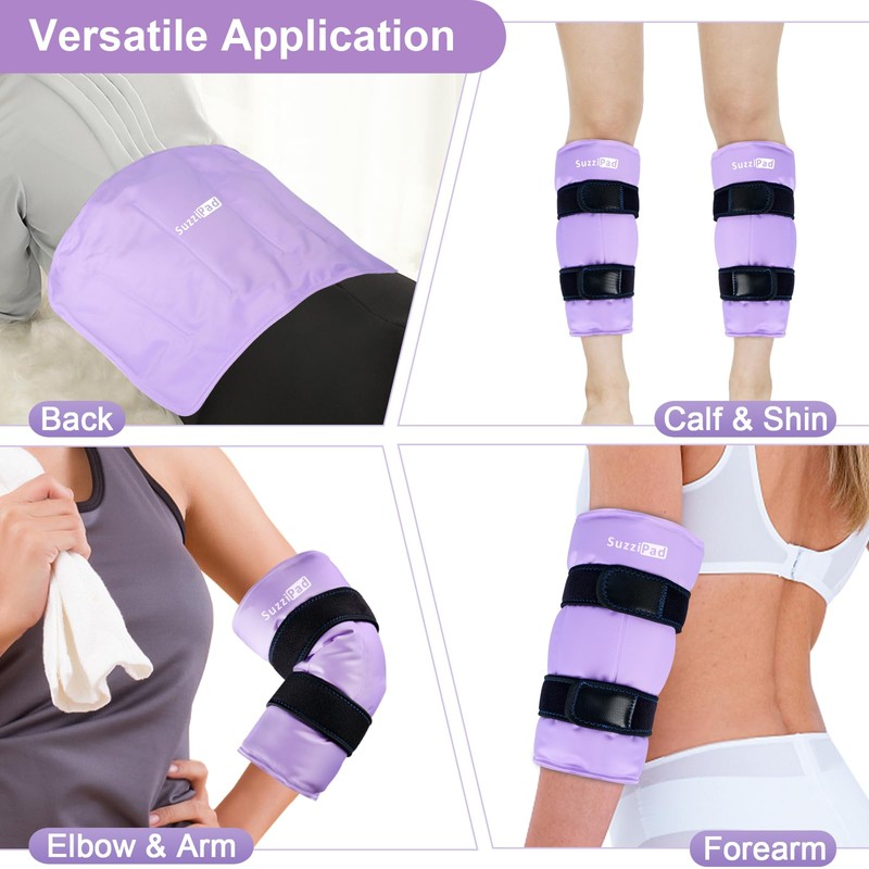 SuzziPad 360° Cold Pack for Calf, Shin, Arm & Elbow