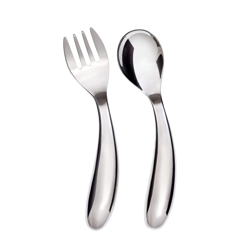 GRÄWE 2-Piece Learning to Eat Cutlery Set in Plastic Box