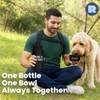 Dog Water Bottle for Dog Dads - 32 oz Stainless