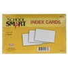 School Smart Blank 90# Plain Index Card, 5 x 8