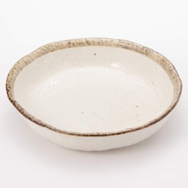 Mino Ware K72061 White Karatsu Round Simmering Pot