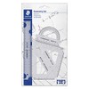 STAEDTLER Transparent 4 Piece Geometry Set