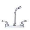 Dura Faucet DF-PK210C-CP Hi-Rise RV Kitchen Sink Faucet with Classical