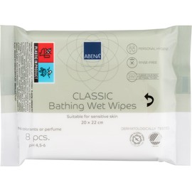 ABENA Classic Bed Bath Wipes | 20x 23cm Body Wipes For Bathing | 8 Pack Of Body Wipes For Adults No Shower, The Hygiene Wipes Can Be Used As, Shower Wipes, Body Skin Care, Travel Wipes, Intimate Wipes