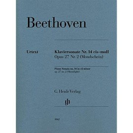Piano Sonata no.14 op.27/2 - "Moonlight" - piano - revised edition - ( HN 1062 )