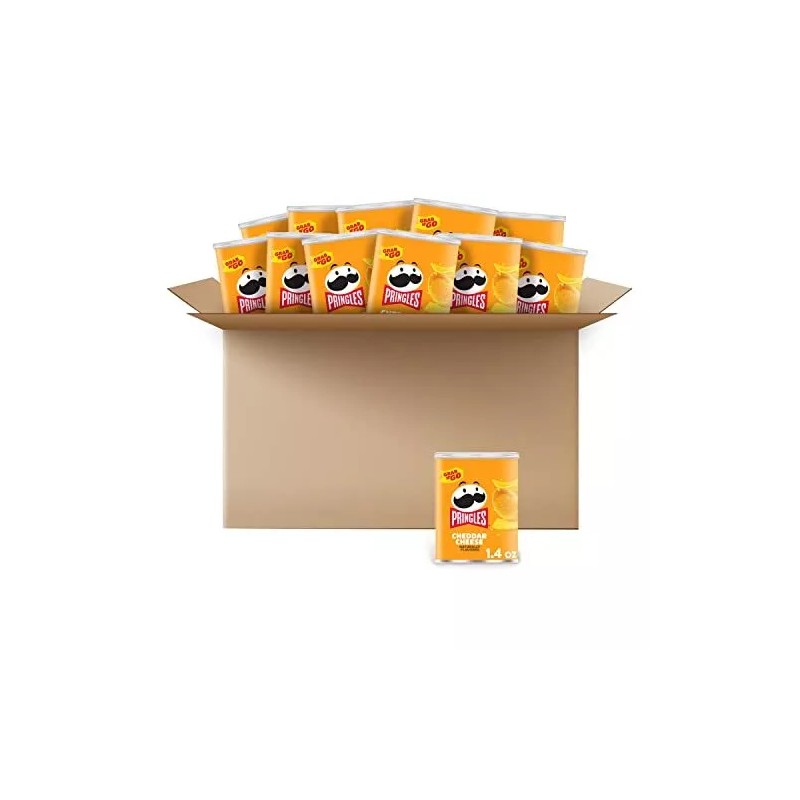Pringles, Crisps, Cheddar Cheese, 1.41 oz (12 Count)