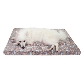 Dekeyoo Dog Crate Mats Bed for Large Dogs, 42x28 Inch Short Plush Pet Mat, 1.6-inch Thick Thin Kennel Pad, Machine Washable Ideal for 42-Inch Dog Crates