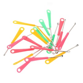Ipetboom 200Pcs Ergonomic Ear Picks Durable Removal Tools for Safe and Convenient Ear Care Random Color Design Random Color