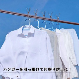 Shimomura Planning 30899 Clothespins Rod Pinch Stainless Steel Large Size Large Room Drying Laundry Drying