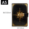 WANLIAN Leather Calendar with Lock Retro Calendar with Combination Lock