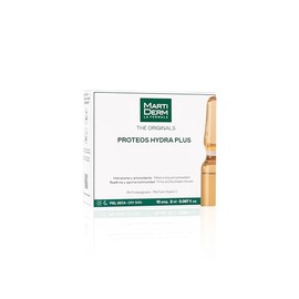 MartiDerm The Originals Proteos Hydra Plus Ampolletas faciales hidratantes y antioxidantes. Solucin facial con Vitamina C Pura  Proteoglicanos - 10...