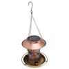 Solar Bird Feeder for Outdoors Hanging Exquisite Hollow Pattern Waterproof