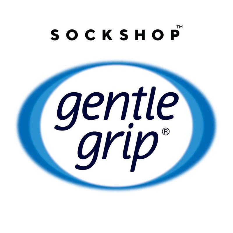 Gentle Grip SOCKSHOP Ladies Soft Top Patterned and Striped Soft
