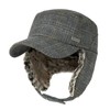 XXL 2XL Winter Trapper Hat Baseball Cap with Faux Fur