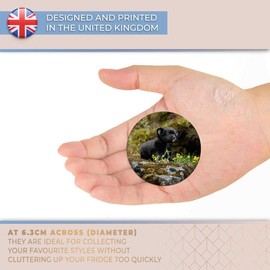 Destination Vinyl ltd Magnet for Refrigerator, Fridge - Cute Little Black Chihuahua Dog Puppy for Office, Cabinet and Whiteboard, Magnetic Stickers, 44788