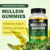 Mullein Gummies - Mullein Leaf Extract for Lungs, Mullein Leaf