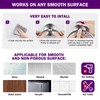 JOMOLA Stainless Steel Suction Cup Towel Ring Holder for Bathroom