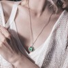 INFUSEU Healing Stone Tree of Life Necklace for Women Funny