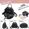 Nicole & Doris Women's Mini Backpack, Synthetic Leather, Round, 3-Way,