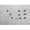 Rayher Craft Box with 450 Wooden Pieces, FSC Certified, Rods,