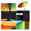 EGTMA Paraguas Arcoiris Proud Reforzado Grande De 95cm 450g