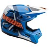 Answer Racing 447773 A23 AR1 Vendetta Helmet: Blue/White/Hyper Orange, Youth