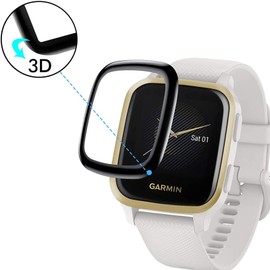 [2 Pack] Screen Protector Compatible with Garmin Venu Sq, YOUkei Full Coverage Screen Protector Protective Cover Saver for Garmin Venu Sq Smartwatch, Waterproof/Scratch Resistant/Bubble Free (2 Pack)