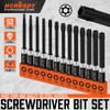 13-Piece Impact Rated 3" Security Torx Bit Set for 1/4”Screwdriver,